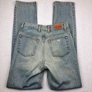 [Guess] Vintage High Rise Classic Fit Jeans